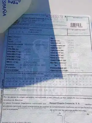 Утилизация автомобиля renault scénic iii (jz0/1_) 1.5 dci года 0 питание k9k832