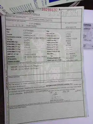 Утилизация автомобиля citroen c4 picasso i monospace (ud_) 2.0 hdi 138 года 0 питание rhjdw10bted4