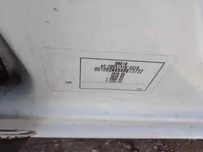 Здавання транспортного засобу dacia dokker k9kc6 року 0 потужний k9kc6