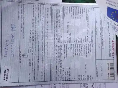 Veículo de Sucata volkswagen passat b6 (3c2) 2.0 tdi 16v do ano 0 alimentado cbab