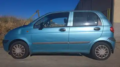 Veículo de Sucata daewoo matiz cd do ano 1997 alimentado f8cv