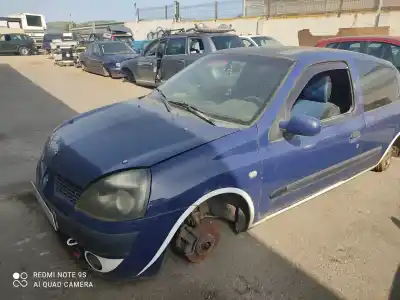 Scrapping Vehicle renault clio ii fase ii (b/cb0) authentique of the year 2001 powered 