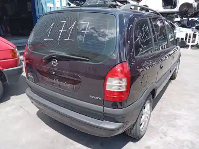 Scrapping Vehicle opel zafira a blue line of the year 2004 powered y20dth