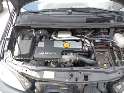 Scrapping Vehicle opel zafira a blue line of the year 2004 powered y20dth