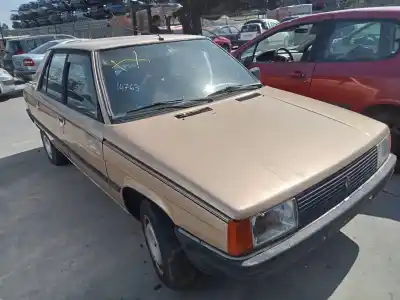 Scrapping Vehicle renault 9 gtd / -cheverny of the year 1985 powered f8m