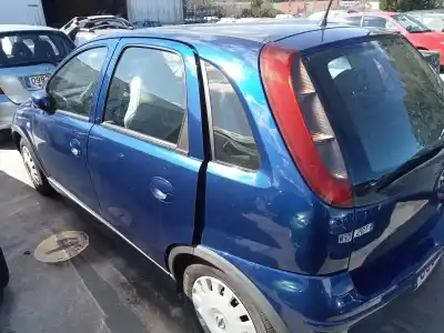 Scrapping Vehicle opel corsa c blue line of the year 2003 powered z12xe