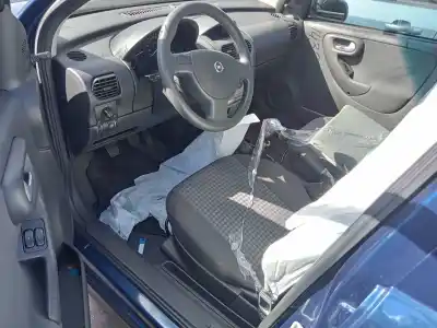 Scrapping Vehicle opel corsa c blue line of the year 2003 powered z12xe