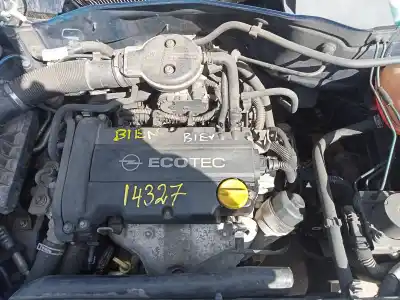 Scrapping Vehicle opel corsa c blue line of the year 2003 powered z12xe