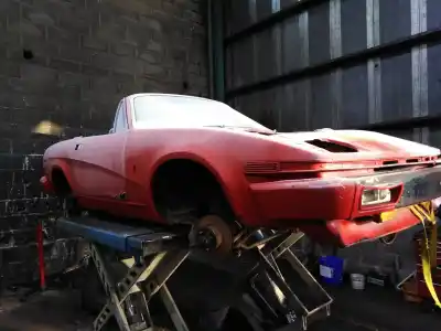 Scrapping Vehicle triumph tr-7 tr7 of the year 1981 powered 