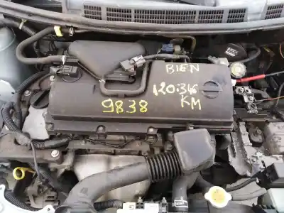 Scrapping Vehicle nissan micra (k12e) city (d) of the year 2005 powered cr12de