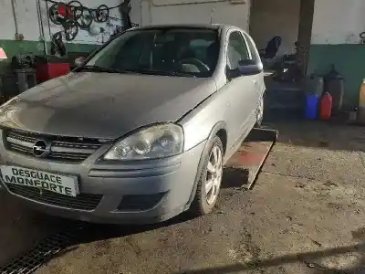 Scrapping Vehicle opel corsa c blue line of the year 2006 powered z14xep