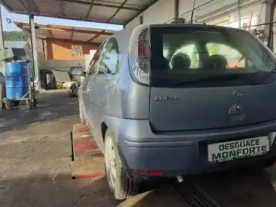 Scrapping Vehicle opel corsa c blue line of the year 2006 powered z14xep