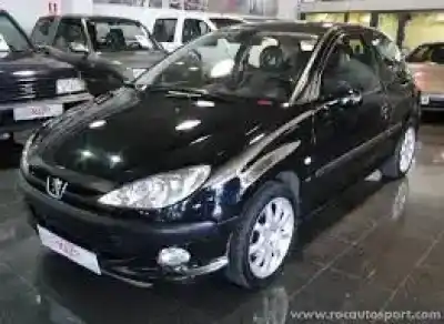 Verschrottungsfahrzeug PEUGEOT 206 BERLINA  des Jahres 2002 angetrieben RHY