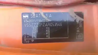Sloopvoertuig seat leon (1p1) 1.9 tdi van het jaar 2010 aangedreven blsc