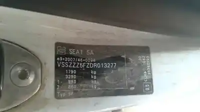 Veículo de Sucata seat leon (5f1) reference do ano 2013 alimentado clh