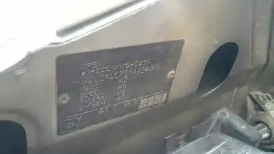 Scrapping Vehicle opel meriva blue line of the year 2005 powered z17dth