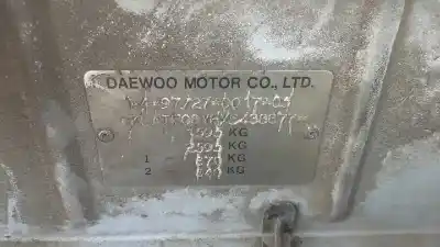Scrapping Vehicle daewoo lanos se of the year 1999 powered a15sms