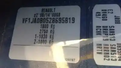 Утилизация автомобиля renault scenic (ja..) 1.6 16v authentique (ja0b/11) года 2003 питание k4m708