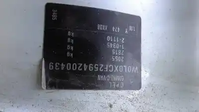 Scrapping Vehicle opel combo cargo of the year 2010 powered 