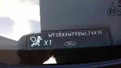 Scrapping Vehicle ford ka (ccq) 1.3 cat of the year 1998 powered 