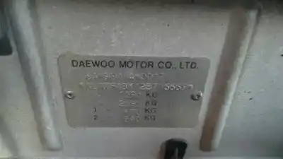 Veicolo di demolizione daewoo lanos se dell'anno 2002 alimentato a15sms