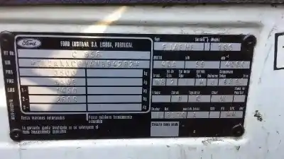 Veículo de Sucata ford transit bus 1995 2.5 diesel cat do ano 1994 alimentado 4da