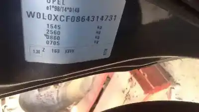 Scrapping Vehicle opel corsa c corsavan of the year 2006 powered z13dt