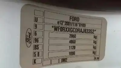 Утилизация автомобиля ford kuga (cbv) titanium s 4x4 года 2010 питание ufda