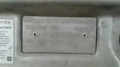 Scrapping Vehicle opel zafira a elegance of the year 2003 powered y22dtr