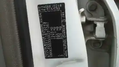 Утилизация автомобиля toyota yaris (ksp9/scp9/nlp9) básico года 2006 питание 1ndtv