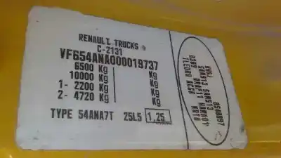 Veículo de Sucata renault mascott fg 160. 35/55/65 cabina individual do ano 2006 alimentado zd3a604