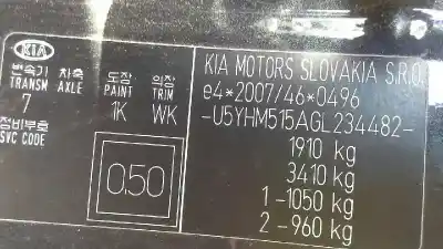 Vehicul casat kia cee´d concept al anului 2016 alimentat d4fc