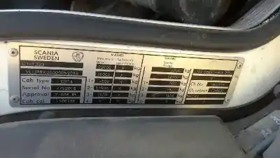 Утилизация автомобиля scania serie 4 (p/r 94 g) fg  220 (6x2) e2 corto cp 13 / 14 b года 1996 питание dsc911euro2