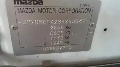 Утилизация автомобиля mazda b-serie (un) 4-action года 2003 питание dwl