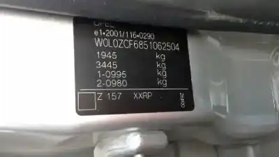 Vehicul casat opel vectra c berlina elegance al anului 2005 alimentat z22yh