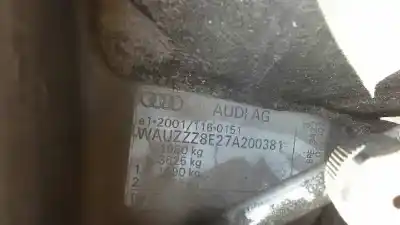 Scrapping Vehicle audi a4 berlina (8e) 2.0 tdi 16v (103kw) of the year 2007 powered bre