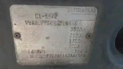 Veicolo di demolizione nissan atleon 120 atleon 120 dell'anno 2001 alimentato bd30