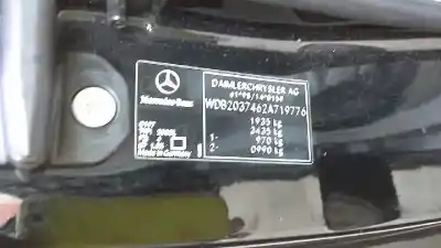 Здавання транспортного засобу mercedes                                           clase c (w203) sportcoupe                                                                                                                                                                                                                                  c 180 compressor (203.746)                                                                                                                                                                                                                                 року 2004 потужний m271946