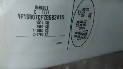 Утилизация автомобиля renault clio ii fase ii (b/cb0) authentique года 2001 питание k9k710