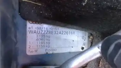 Здавання транспортного засобу audi a4 avant (8e) 2.5 tdi quattro (132kw) року 2002 потужний ake