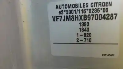 Здавання транспортного засобу citroen c2 x року 2003 потужний 8hx(dv4td)