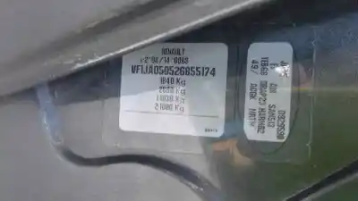 Утилизация автомобиля renault scenic (ja..) 1.9 dci authentique года 2002 питание f9q