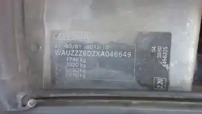 Veicolo di demolizione audi a4 berlina (b5) 1.9 tdi dell'anno 1999 alimentato afn