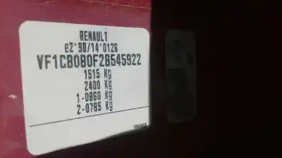 Утилизация автомобиля renault clio ii fase ii (b/cb0) authentique года 2003 питание k9k