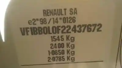 Утилизация автомобиля renault clio ii fase i (b/cbo) 1.4 16v tech-run 98 cv / 72 kw года 2000 питание k4j 712 Утилизация автомобиля renault clio ii fase i (b/cbo) 1.4 16v tech-run 98 cv / 72 kw года 2000 питание k4j 712