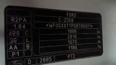 Утилизация автомобиля ford tourneo connect (tc7) kombi corta года 2009 питание r2pa