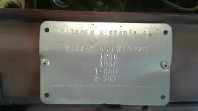 Veículo de Sucata citroen ax 1.5d tonic 57 cv / 42 kw do ano 1997 alimentado vjz