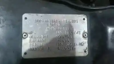 Verschrottungsfahrzeug peugeot 405 berlina sri exclusive des jahres 1992 angetrieben rfx