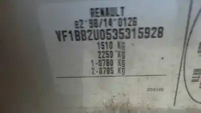 Здавання транспортного засобу renault clio ii fase ii (b/cb0) authentique року 2006 потужний d4f712 Здавання транспортного засобу renault clio ii fase ii (b/cb0) authentique року 2006 потужний d4f712