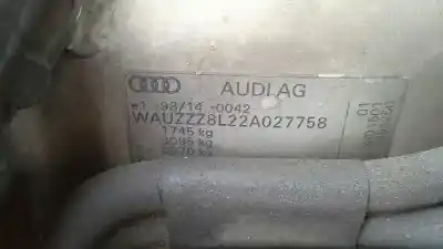 Vehículo de desguace audi a3 (8l) 1.9 tdi del año 2002 con motor atd